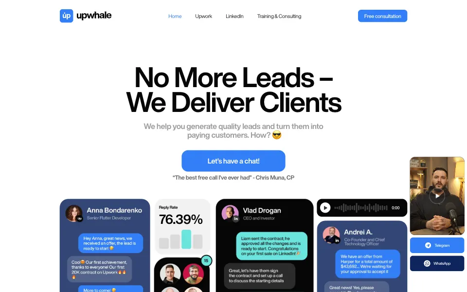 Upwhale: превью
